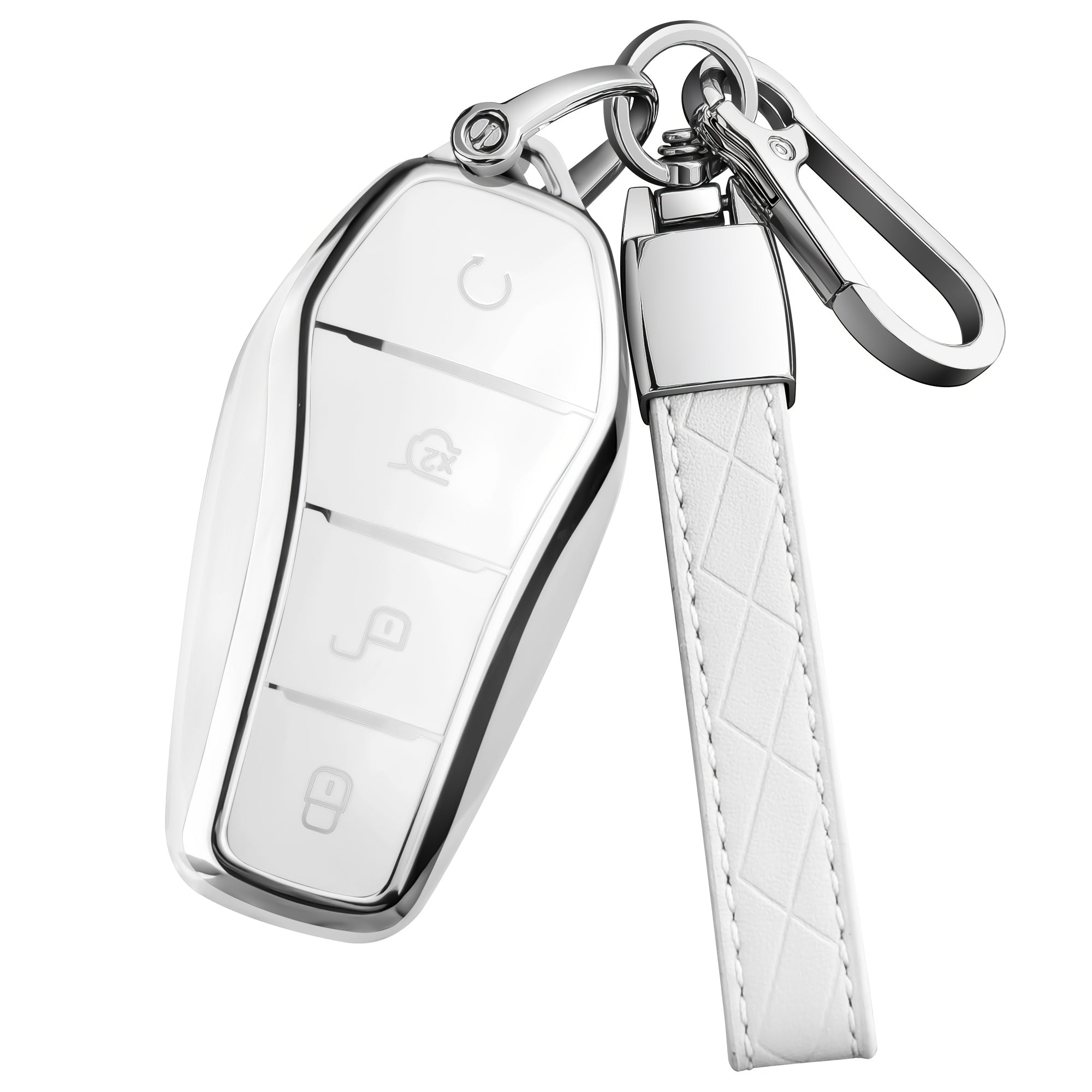 Car Key Cover TPU for EV Remote Key Ring Holders 2018-2022