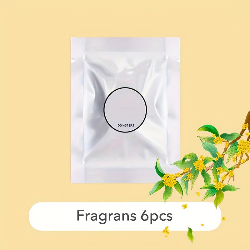 6-Piece Car Air Freshener Set Refill Vent Perfume Long-Lasting Scent