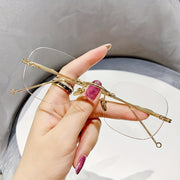 Бескаркасное ретро-плоское зеркало с защитой от ультрафиолета, синего света, прозрачный обзор