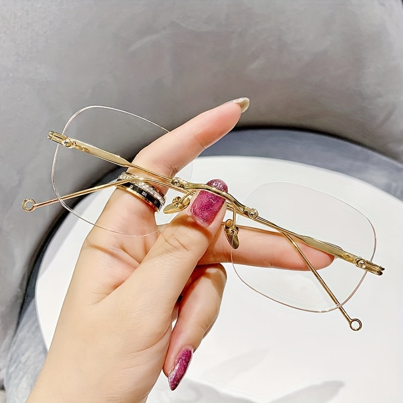 Бескаркасное ретро-плоское зеркало с защитой от ультрафиолета, синего света, прозрачный обзор