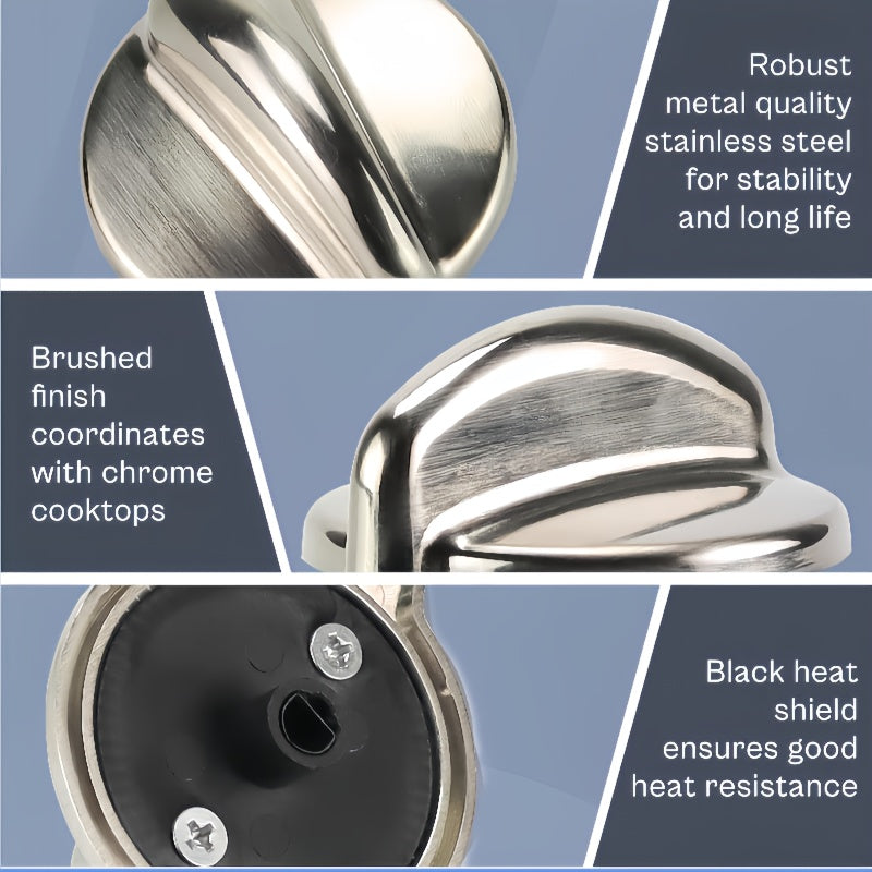 WB03K10303 uchun almashtirish pech kalitlari, metall, GE diapazon qismlari bilan mos keladi