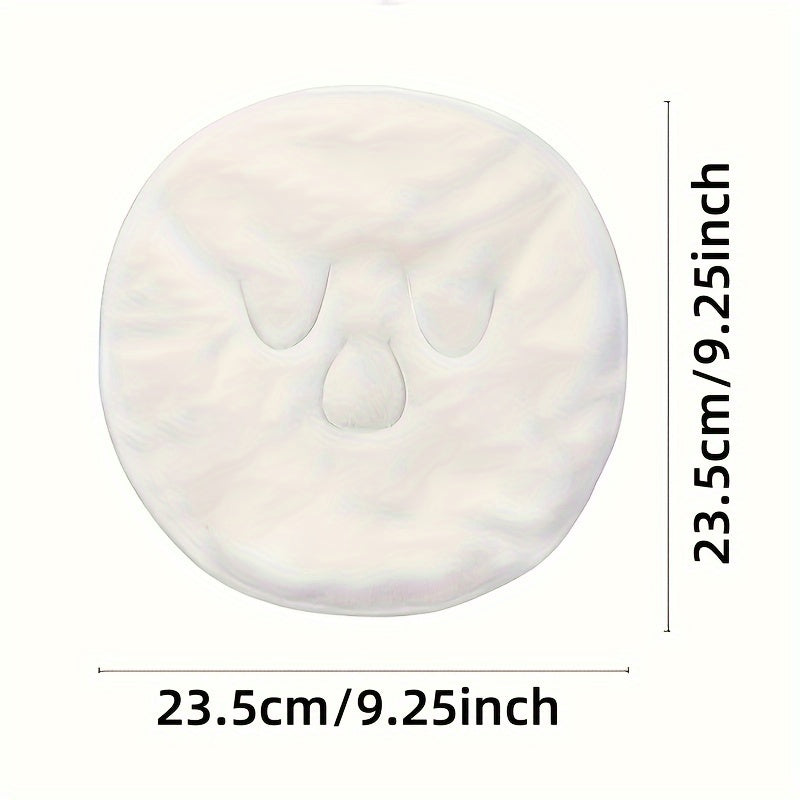 Unisex Hot Compress Towel Face Mask for Skin Care and Steam Therapy