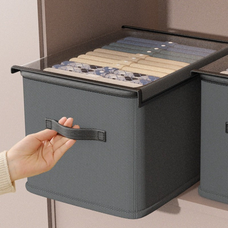 Extra Large Waterproof Fabric Storage Box Stackable Closet Organizer for Bedroom Kitchen Toys Books Clothes