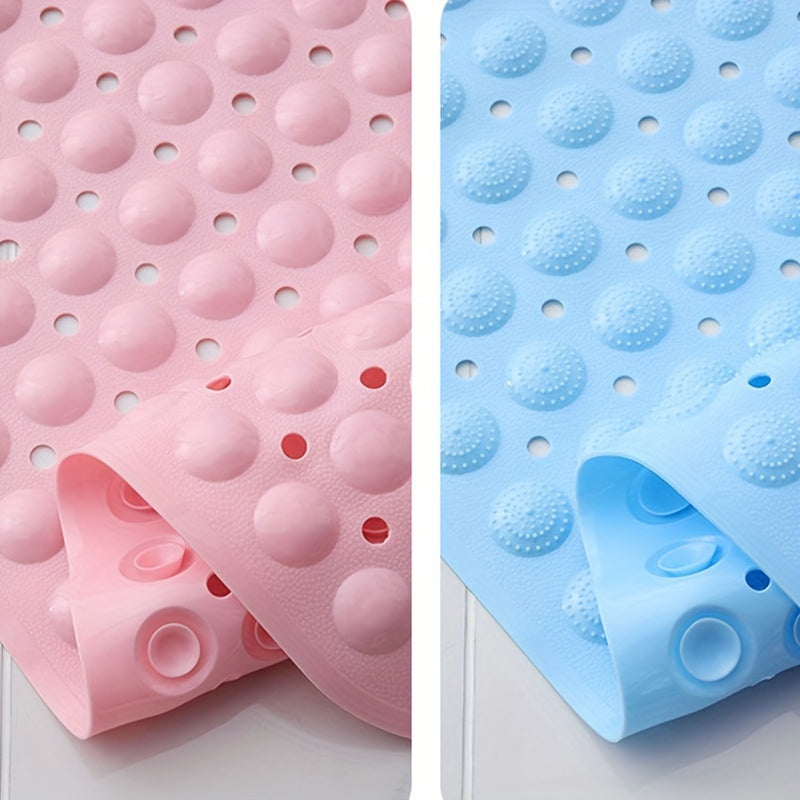 Suv o'tkazmaydigan hammom matosi, drenaj teshiklari bilan, uyda, mehmonxonada, dushda va hammomda foydalanish uchun ideal.