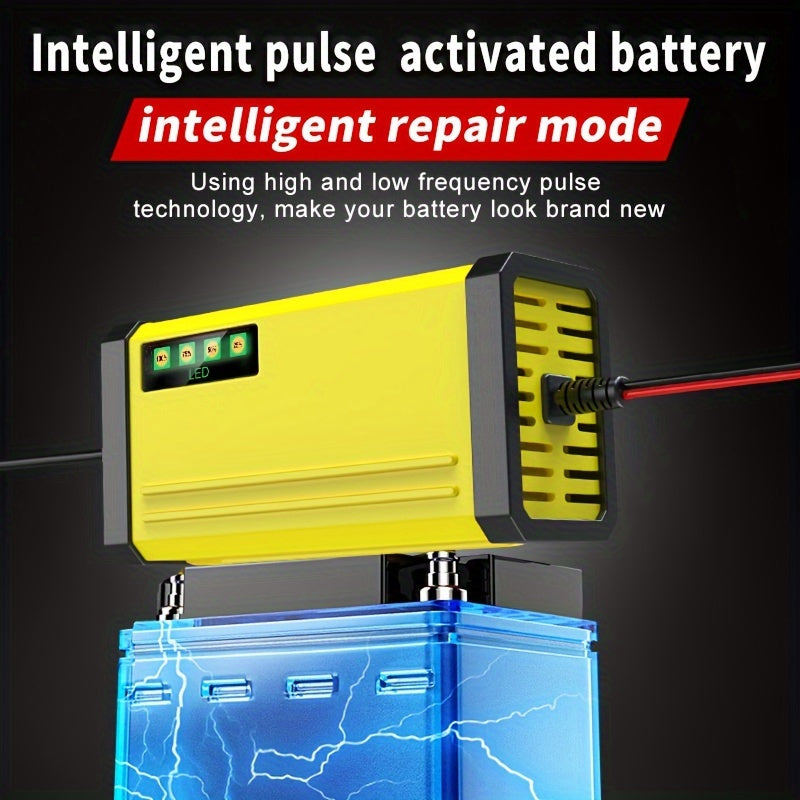 12V 2A Automatic Battery Charger for Lead Acid AGM GEL Vehicles