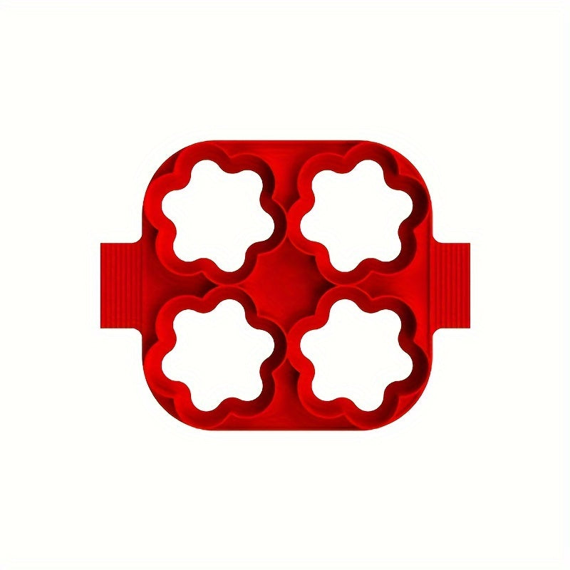 Silicone Egg Omelet Mold Flower Heart Star Round Pancake Maker Kitchen Supplies