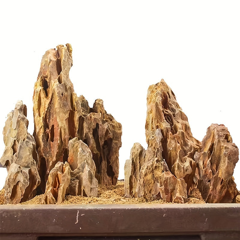 Natural Dragon Stone Aquarium Decor Rock 1kg 2kg Fish Shelter Aquascaping