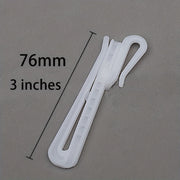 Retractable 3-Inch Plastic Curtain Hook for Korean Pleated Curtains