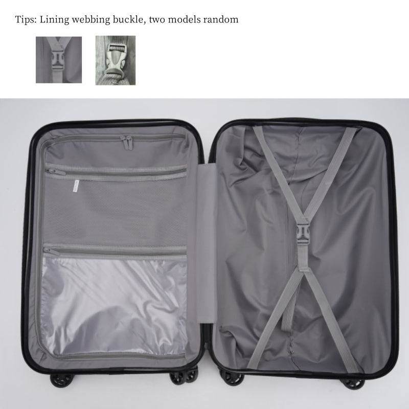 Leopard and Zebra Print Hard Shell Luggage with Spinner Wheels and TSA Lock