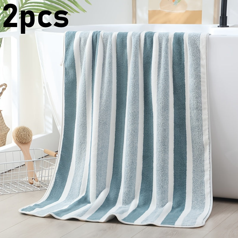 Microfiber Bath Towel Set 1/2 Pack 68.58 x 137.16 cm Ultra Soft Absorbent Lightweight