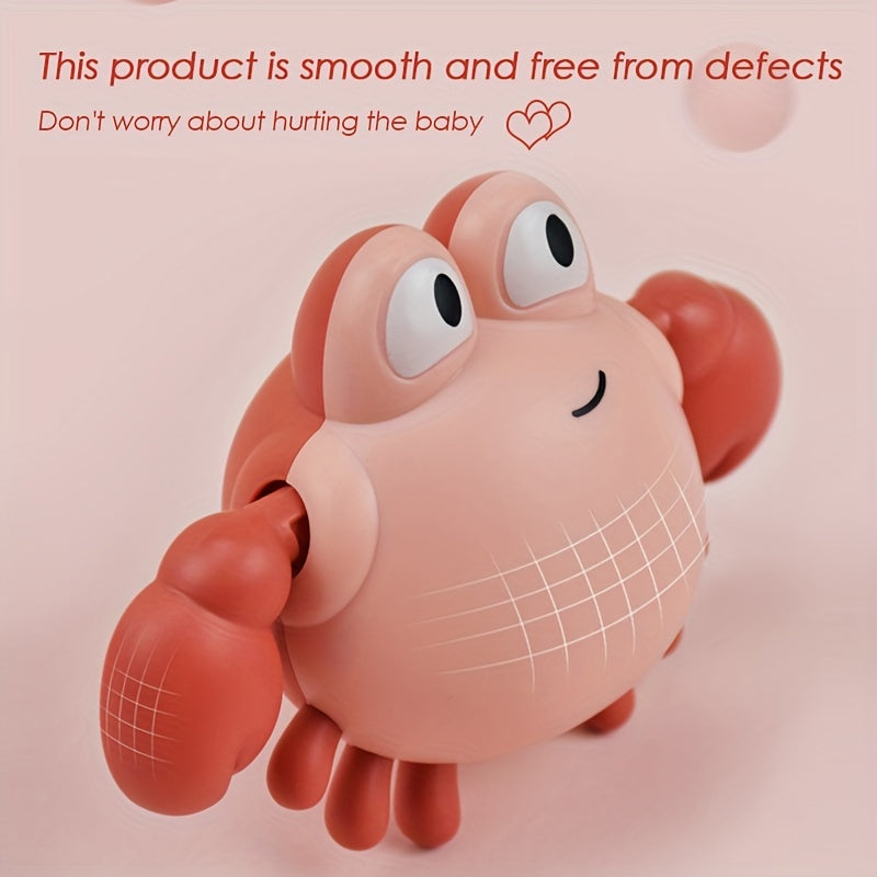 Crab Water Toys for Kids and Babies Bath Time Fun Plastic Red Blue 18 Months+