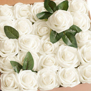 25 искусственных слоновых роз с стеблями для DIY свадебного декора и праздничных принадлежностей, идеально подходящих для букетов, центральных композиций и праздничных украшений.