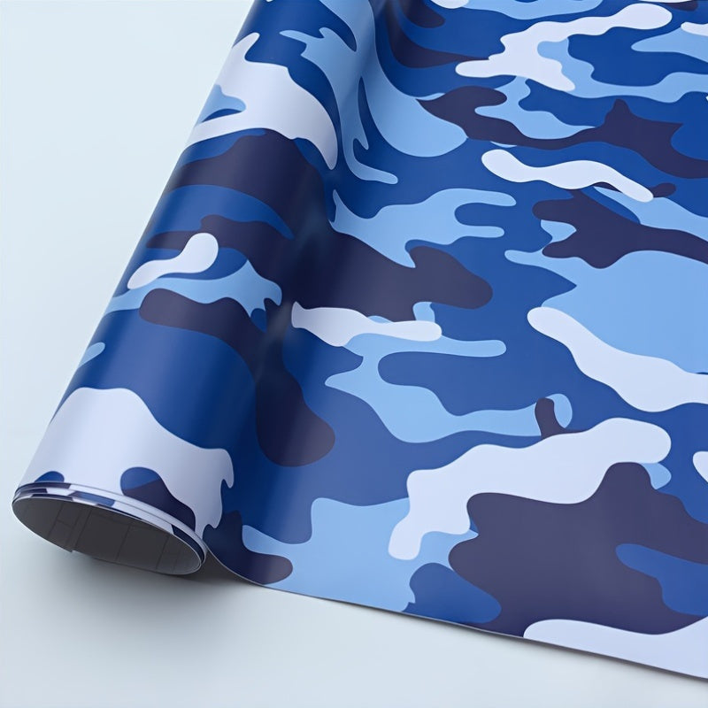 Avtomobillar, velosipedlar, noutbuklar uchun kamuflyaj vinil qoplama, bardoshli, ob-havo sharoitlariga chidamli