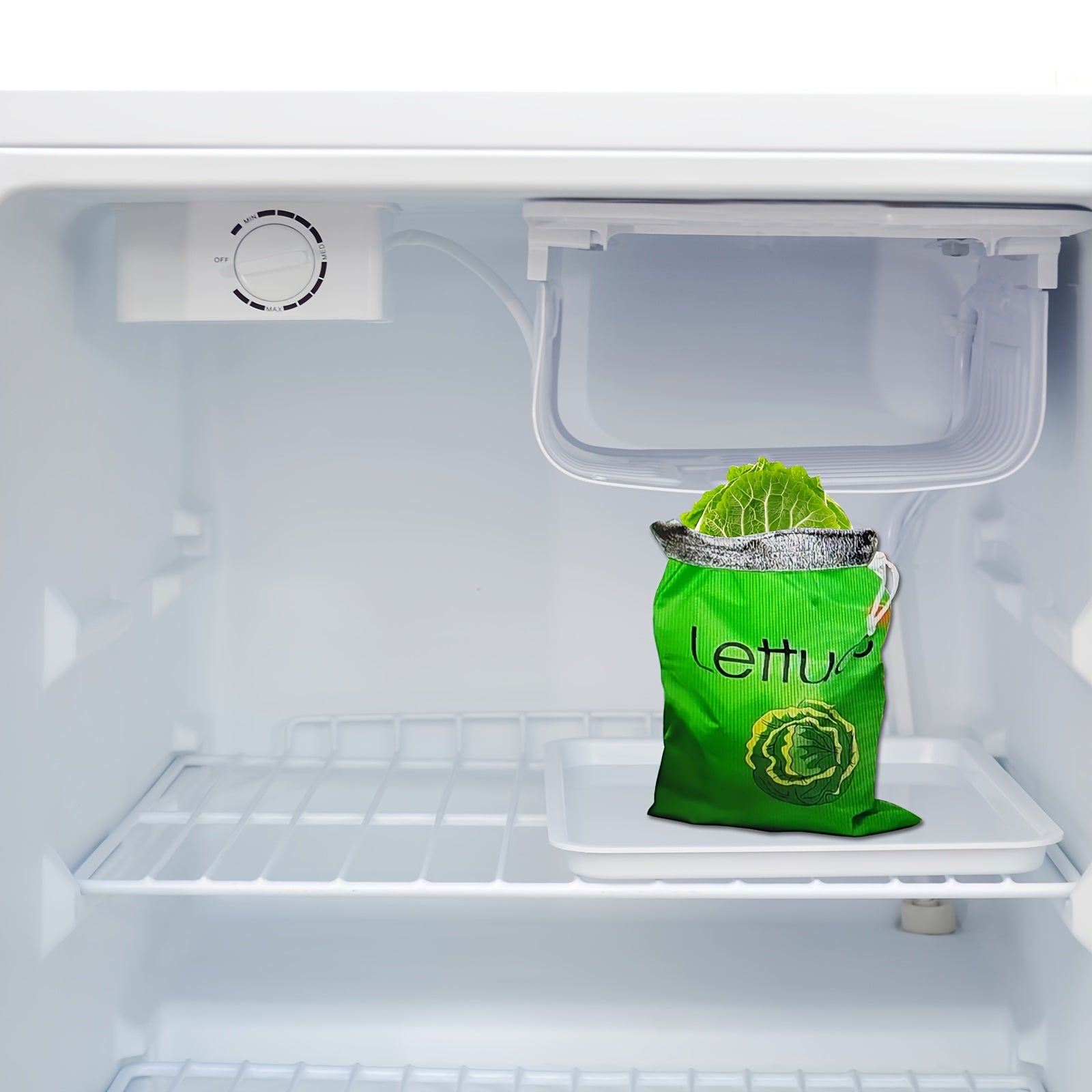 Large Green Vegetable Preservation Food Storage Bag with Drawstring