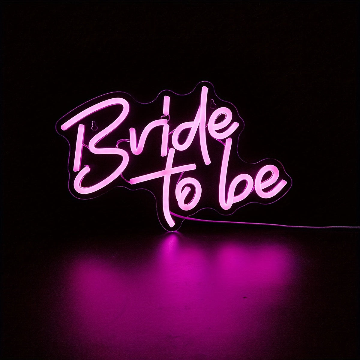 Bride To Be LED Neon Sign USB Powered Wall Decoration for Bedroom and Events