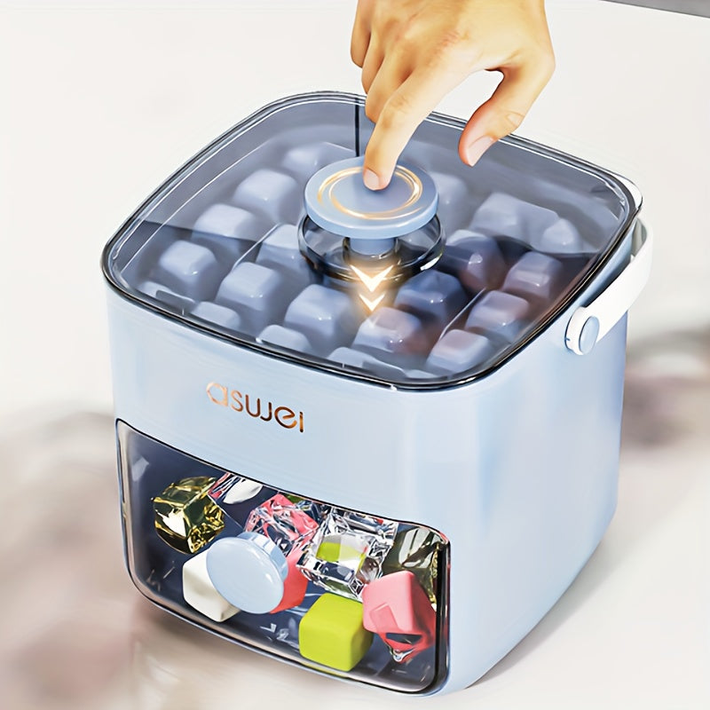 Katta muz kubi shakli 48 bo'lak, oziq-ovqat uchun mo'ljallangan plastmassa, viski va kokteyllar uchun