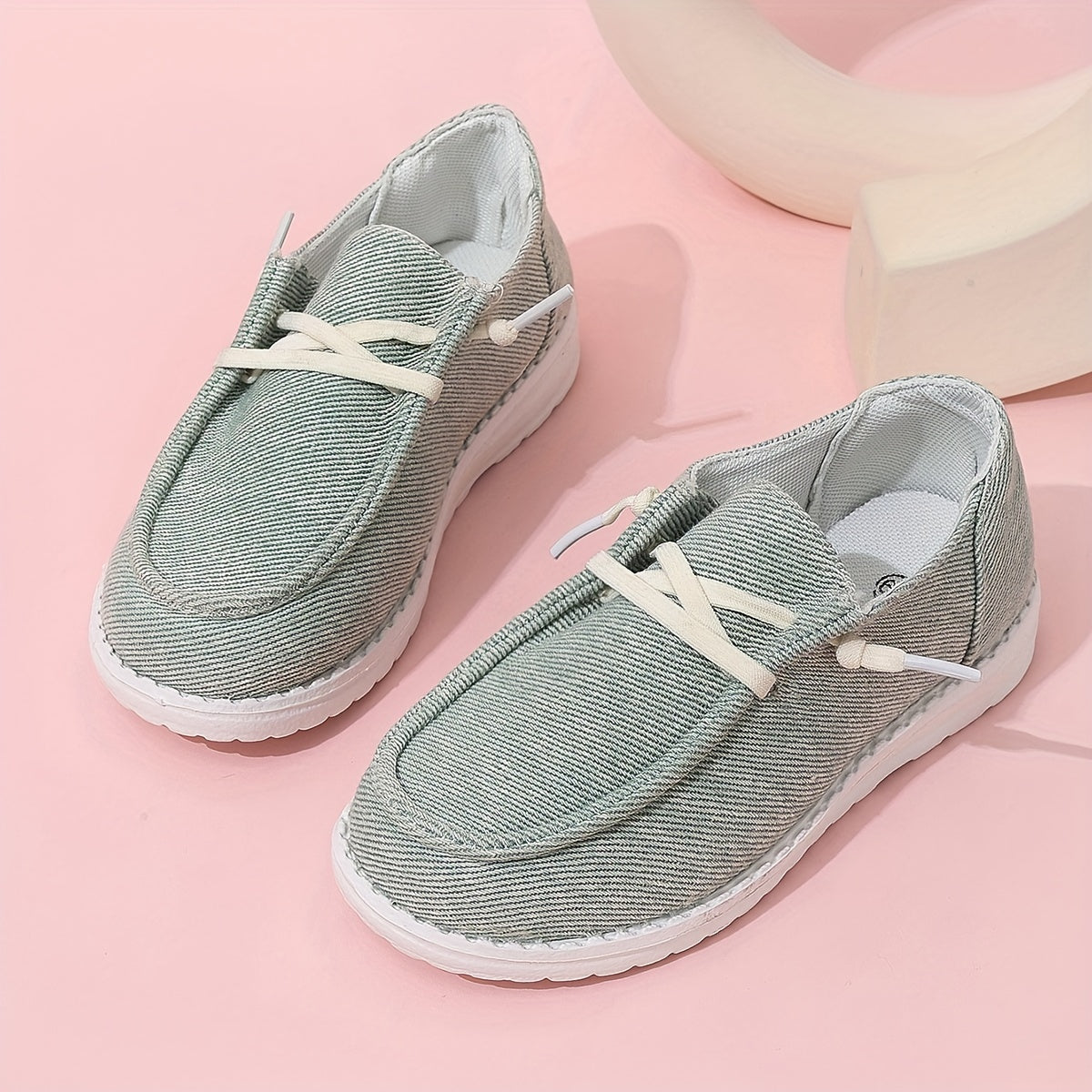 Boys' All-Season Breathable Slip-On Sneakers Fabric Casual Shoes