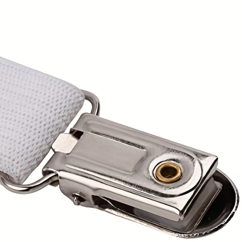 Регулируемые эластичные ремни для простыней, 3-сторонние, белый нейлон, зажимы для натяжных простыней