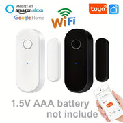 WiFi Door Window Sensor for Smart Home Compatible with Alexa and Google Assistant