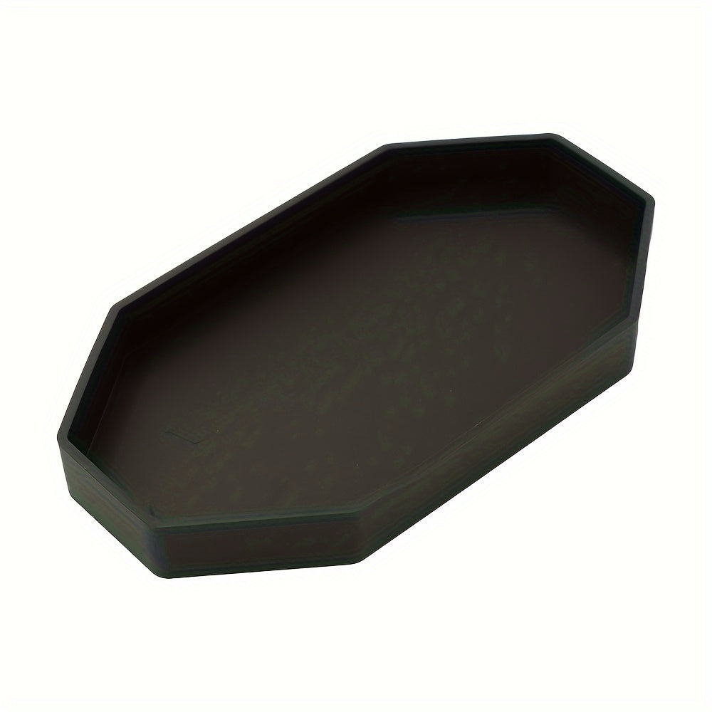 Silicone Bathroom Organizer Tray for Jewelry and Decor Storage