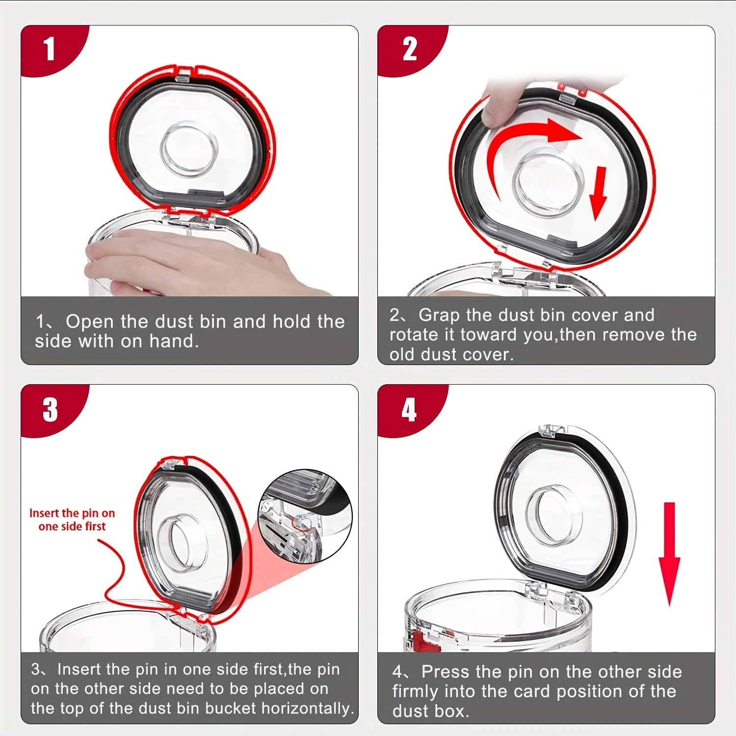 Dyson V7 V8 SV10 SV11 simsiz tozalovchilar uchun mos keladigan chang qutisi asos qopqog'i.