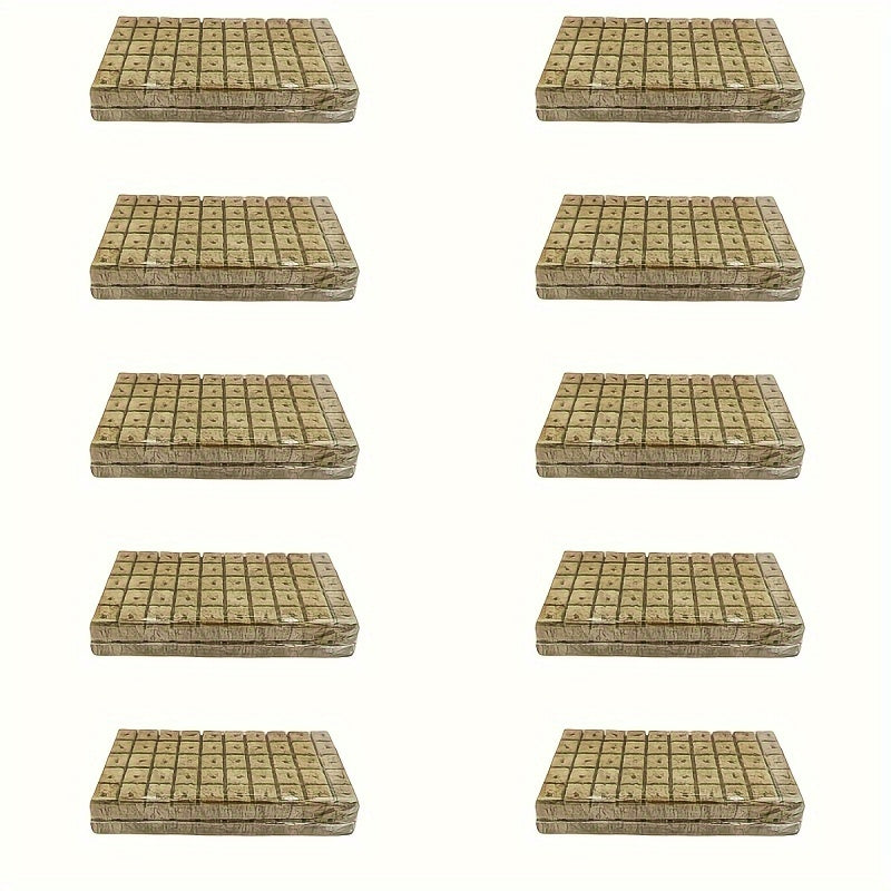 Hydroponic Rock Wool Cubes 2.49cm Seed Starter Plugs 50 Acupoints 500/1000 Pack