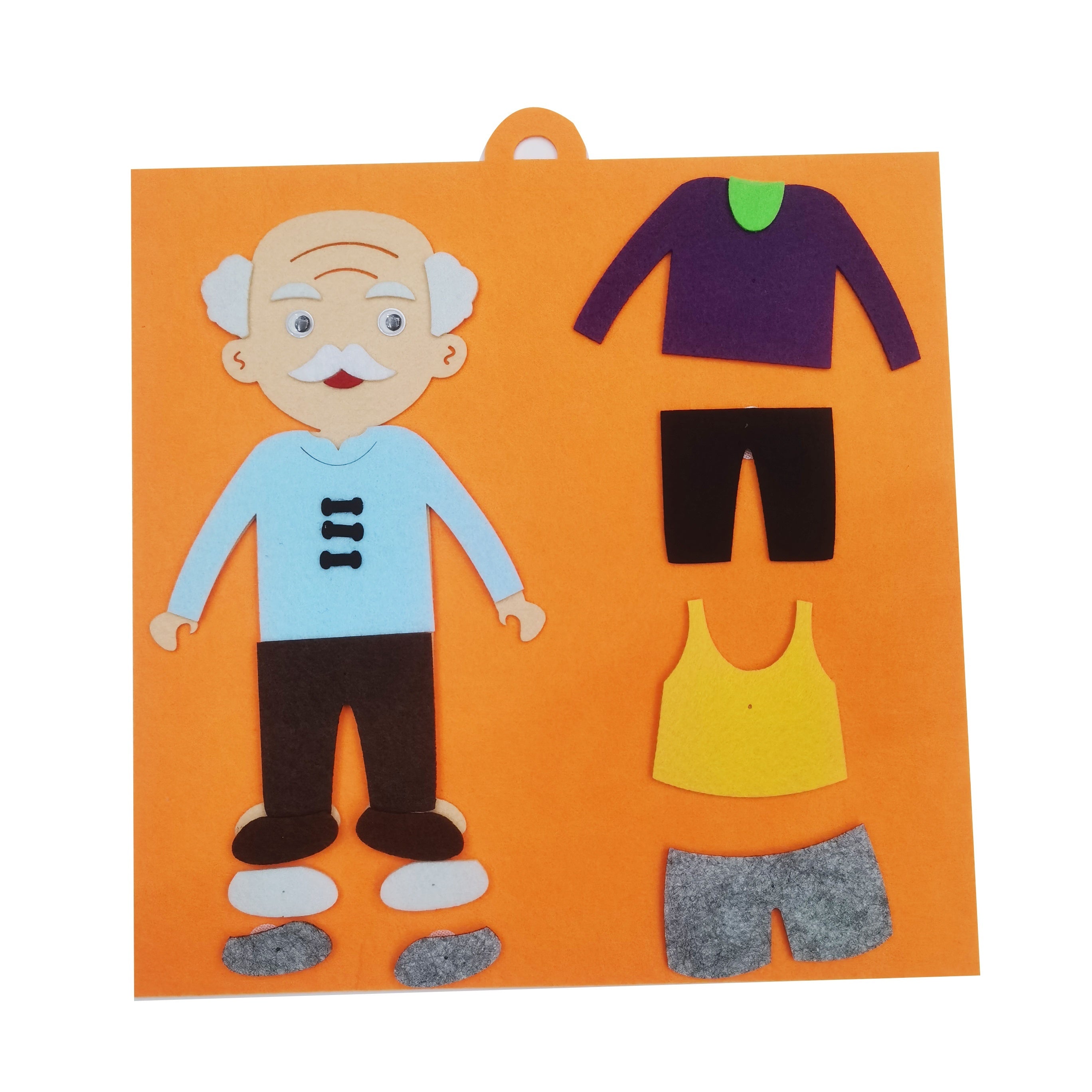 Educational Emoticon Cognitive Puzzle for Kids Dress Up Characters Kindergarten Learning Toy