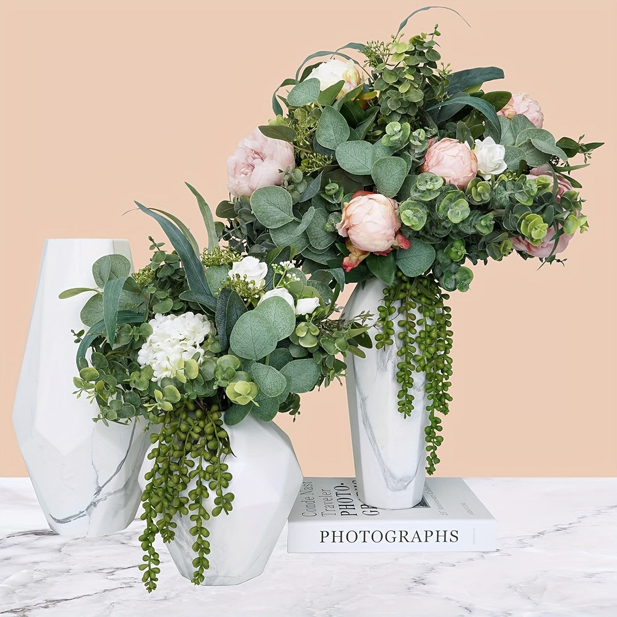 Artificial Eucalyptus Stems Bulk for Bouquets Wreaths Farmhouse Decor