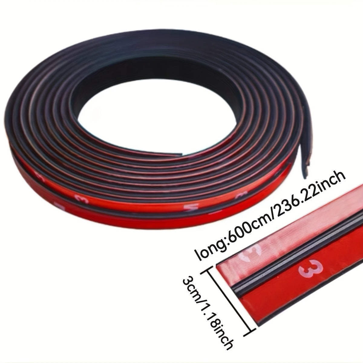 Universal Rubber T-Type Car Sunroof and Windshield Seal Strip Waterproof Dustproof Noise Reduction