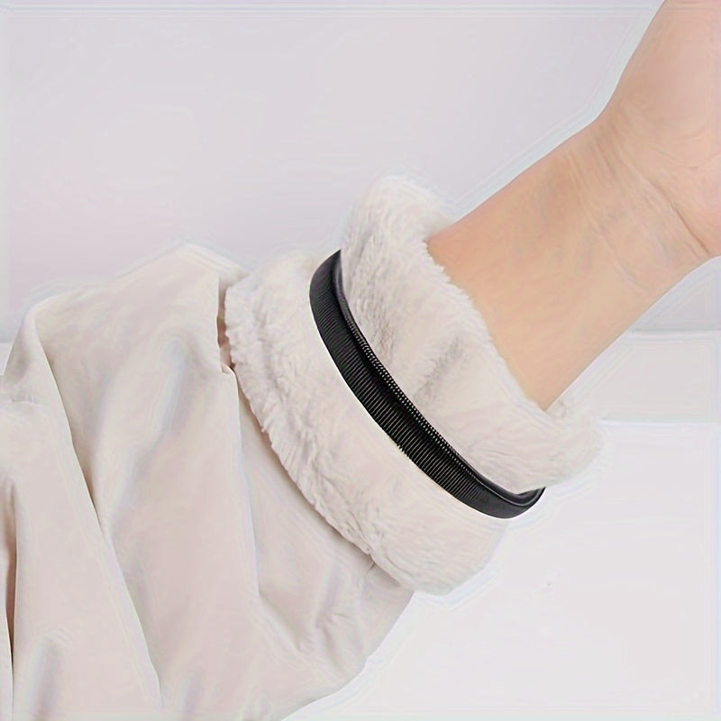 Set of 4 Non-Slip Metal Shirt Sleeve Holders Comfortable Armbands for Long Sleeves