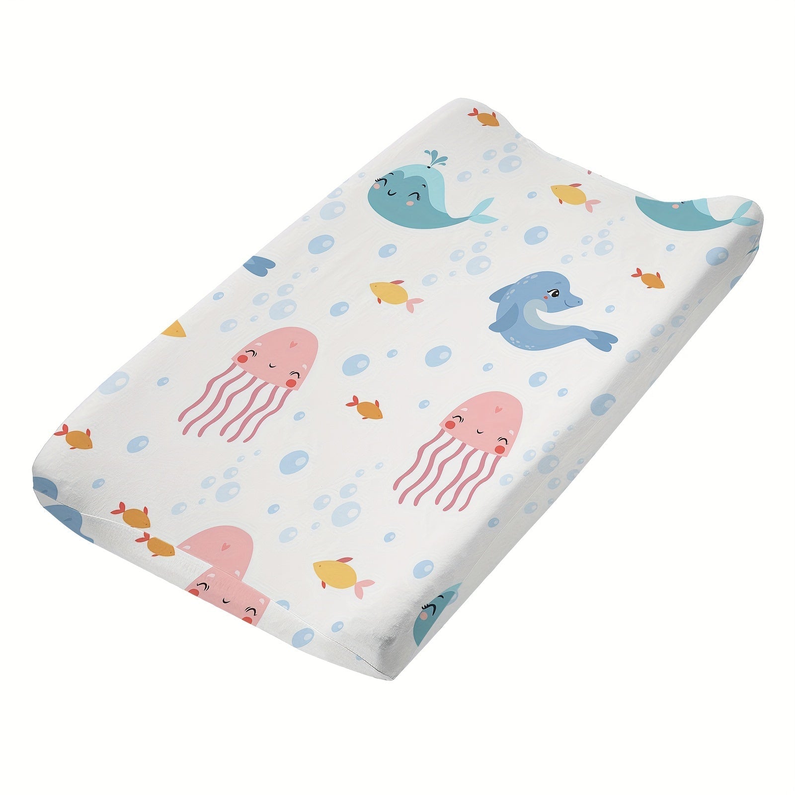 Baby Changing Pad Cover Gender-Neutral Cotton Waterproof Nursery Accessory