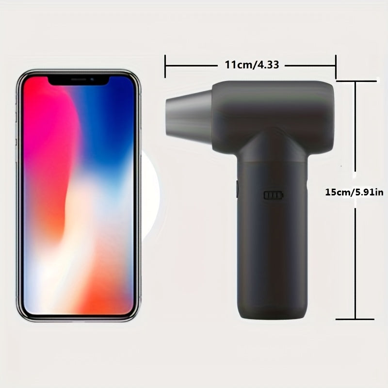 Portable Turbo Jet Fan Rechargeable Blower with High-Speed Air Tube
