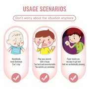 50 Pieces Nasal Bleed Stopper Cotton Balls for Adult Nosebleeds