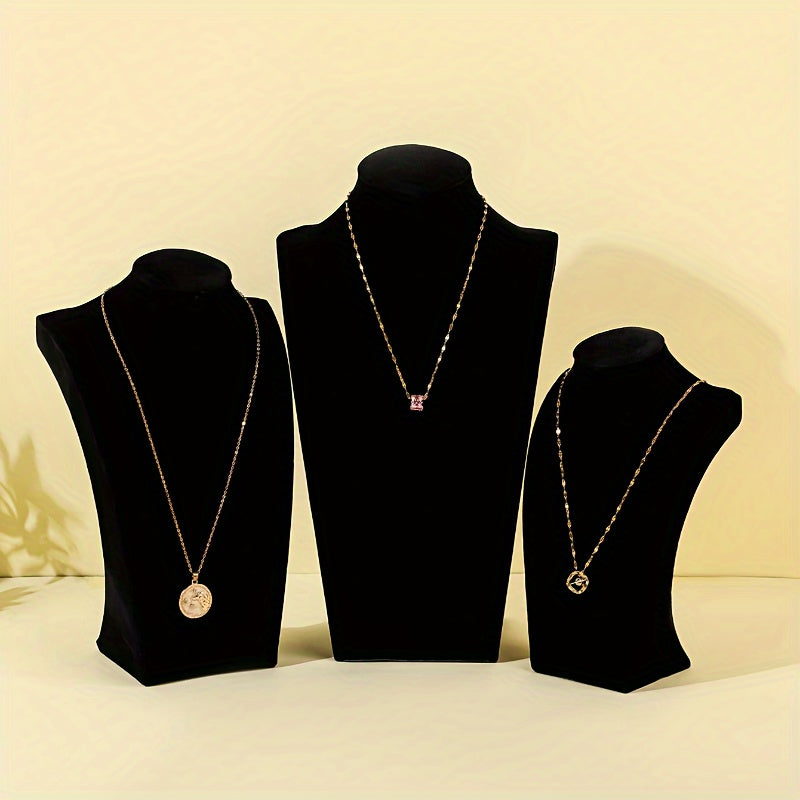 Velvet Jewelry Display Stand for Necklaces and Photography