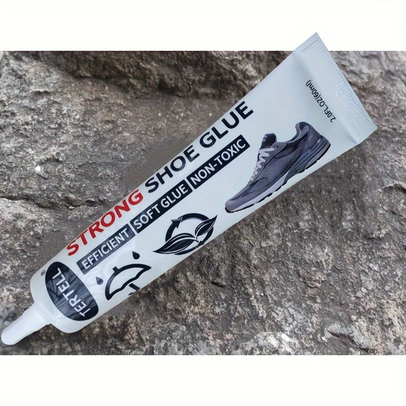 2.03oz Transparent Waterproof Heat-Resistant Shoe Glue for Home and Outdoor Repairs