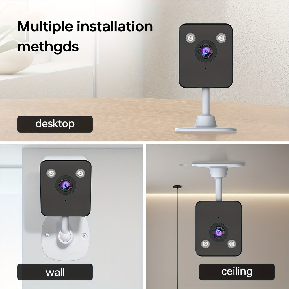 Indoor Security Camera 1080P HD Motion Detection Night Vision Two-Way Audio WiFi