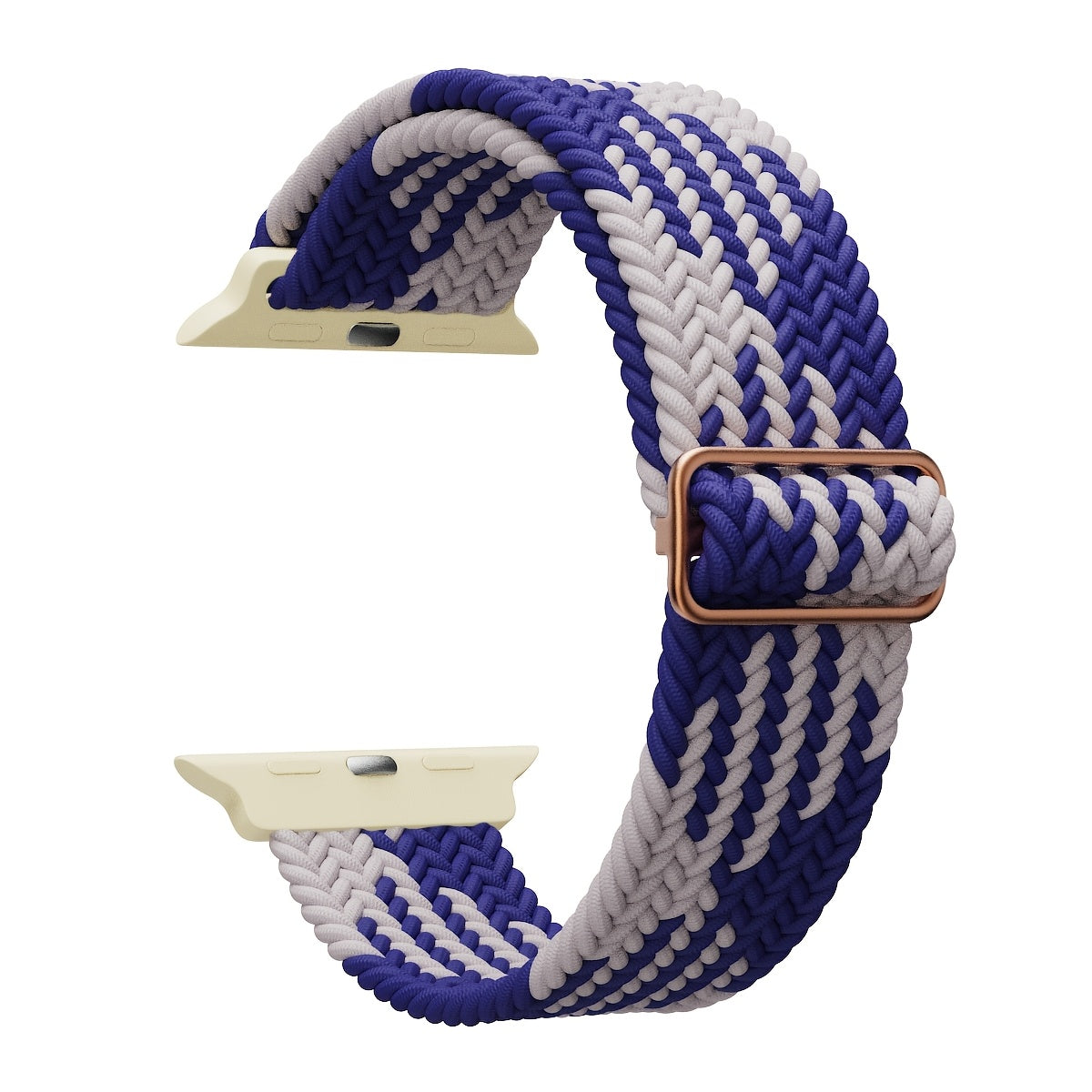 Correa de reloj inteligente trenzada de nylon elástica multicolor para IWatch