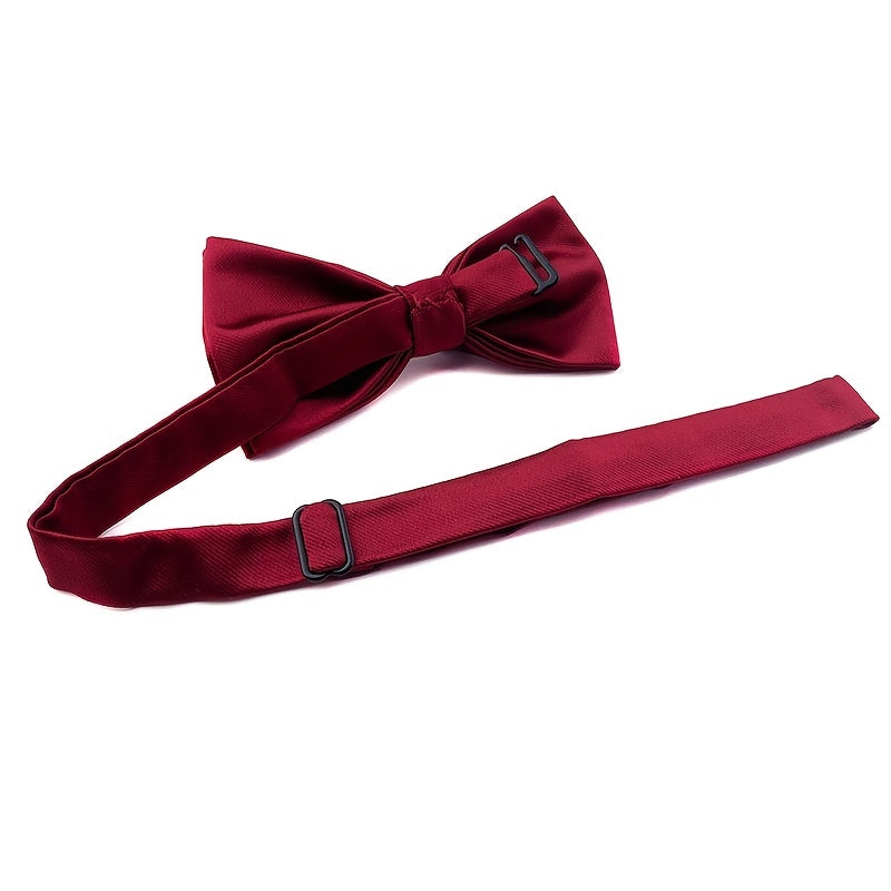 Men's Bow Tie Polyester Jacquard Fabric for Formal Events