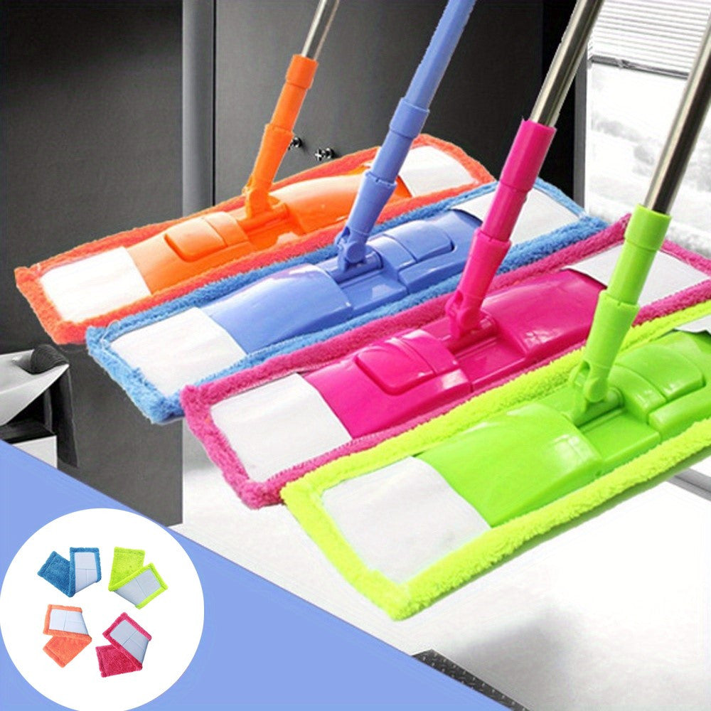 Poliester mopu qopqog'i yog'och, plitka, laminat pollari uchun. Yuvilishi mumkin va juda singdiruvchi. Changni olib tashlash oson, batareyalar kerak emas.