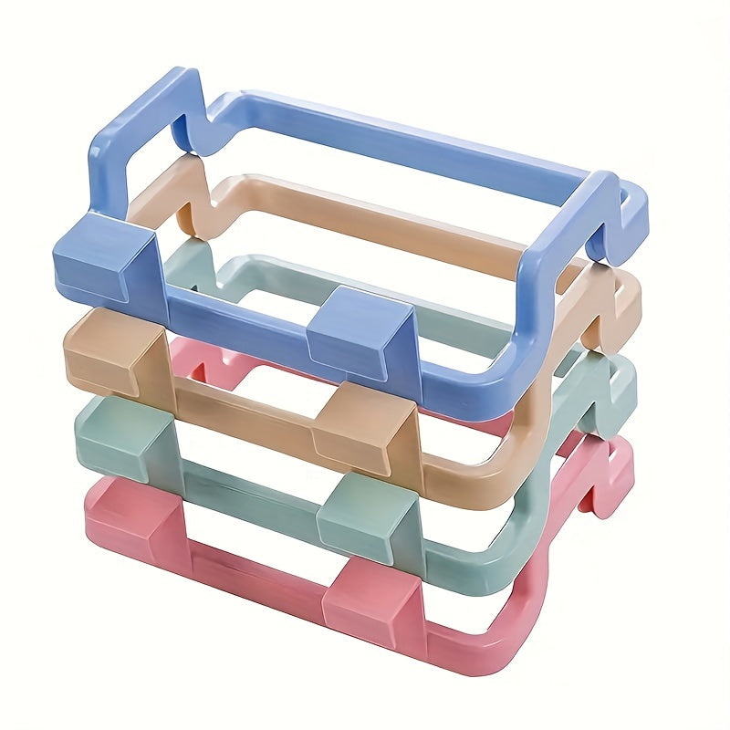 Reusable Plastic Bag Holder Rack for Kitchen Pantry Garage Bathroom