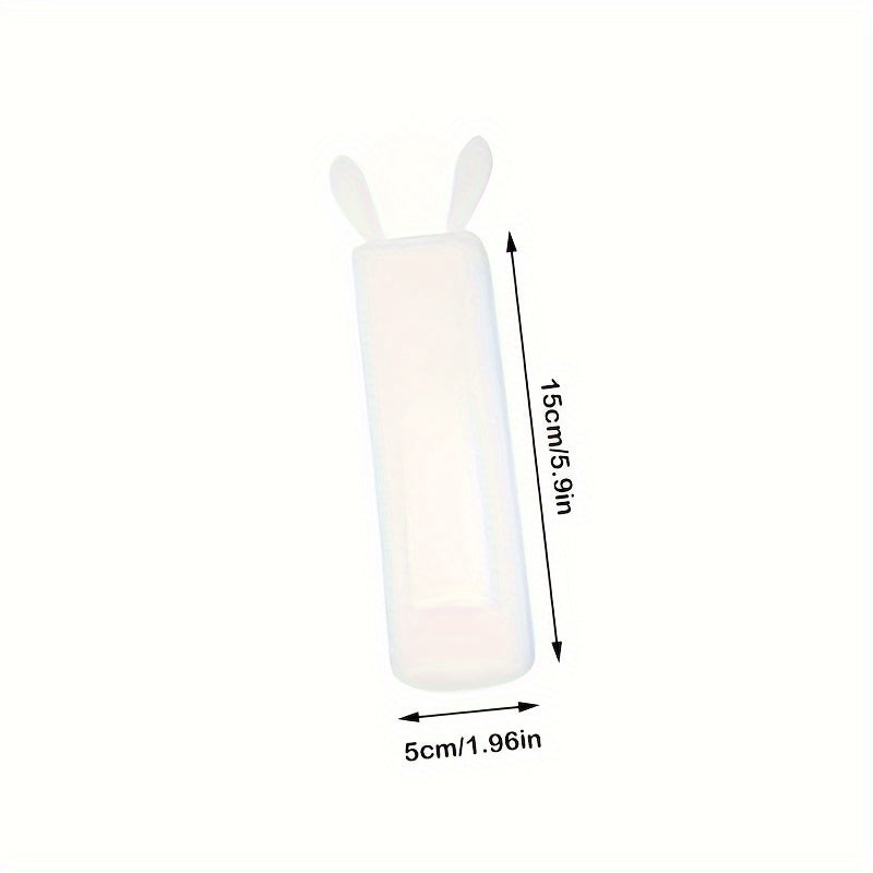 Luminous Silicone Remote Control Cover with Rabbit Ears Dustproof Anti-Fall for TV and Air Conditioner Remotes
