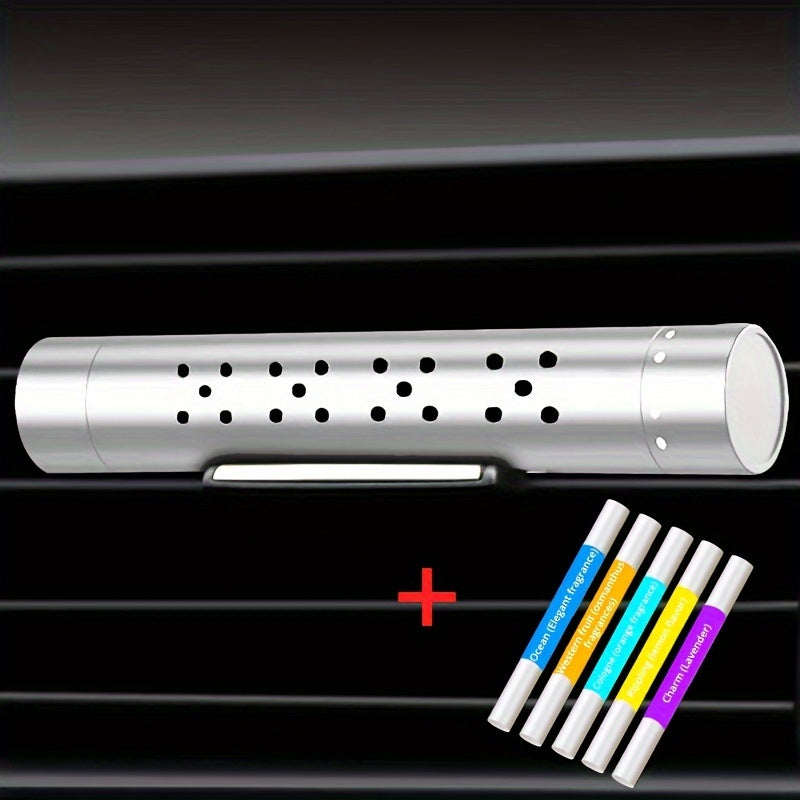 6pcs Adjustable Metal Car Vent Clips Durable Aluminum Alloy Air Freshener