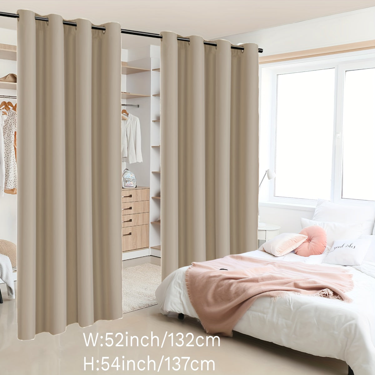 Insulation Room Partition Panel with Coated Insulation and Loop Design for Terrace, 2 Pieces