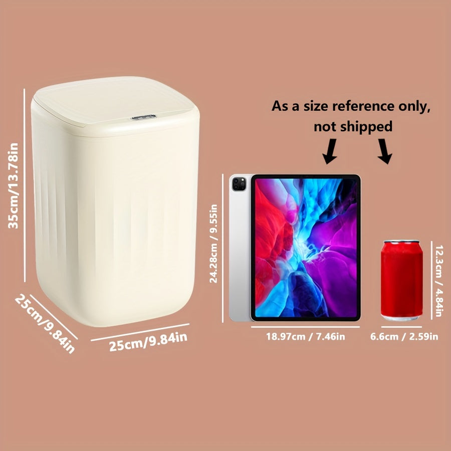 1 шт. Умная безконтактная мусорная корзина с сенсорной технологией, работающая от батареек, 3 режима, идеальна для различных помещений