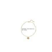 Heart Pendant Necklace for Women Titanium Steel with Sparkling Stone Daily Wear Jewelry