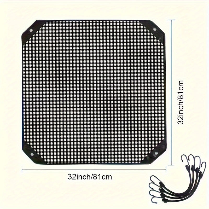 Waterproof PVC Mesh Cover for AC Units Dust Wind Cold Draft Protection