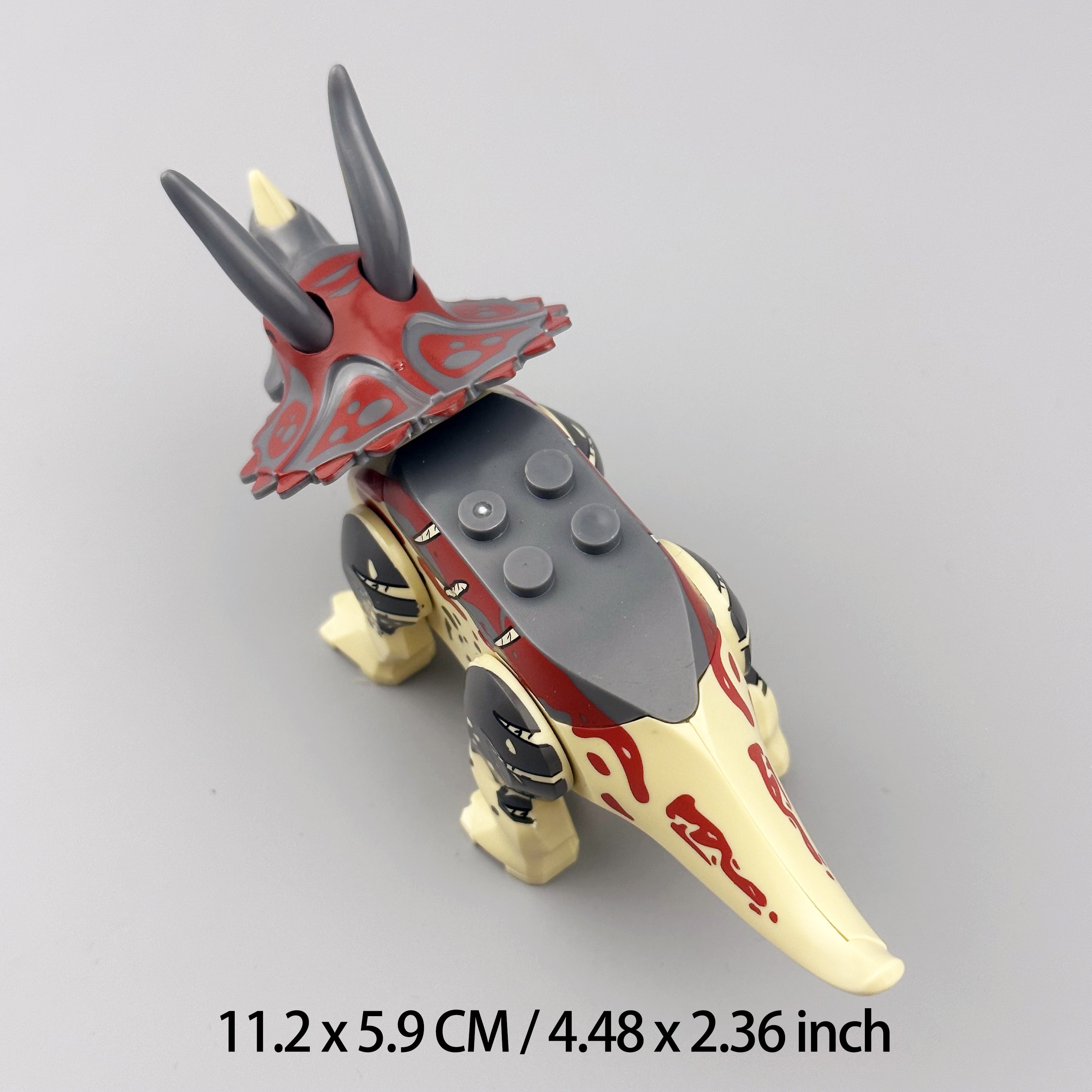 Динозаврические строительные блоки с мини-фигурками для детей от 6 лет