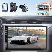 Car Stereo System with GPS Touch Screen 7 Inch USB SD Reversing Camera Steering Wheel Control