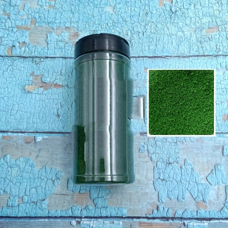 500ml Model Landshaft o'simliklarini ekish shisha, nozik tuzilishga ega o'tloq o'ti va gubka kukuni bilan, o'z qo'lingiz bilan joylashish va miniatyura sahnalar uchun