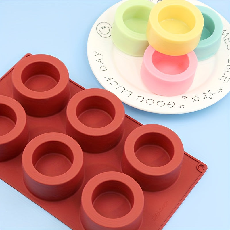 Oval Silicone 3D Cupcake Mold for Baking Mousse and Chocolate